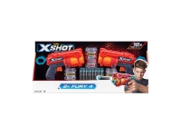 X-Shot Excel Double Fury 4 Combo Foam Blaster Pack (16 Darts 3 Cans) Leker - Rollespill - Blastere og lekevåpen