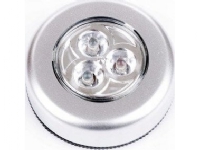 Bilde av Promis Selvklebende Berøringslampe, Batteridrevet, 3 Lysdioder