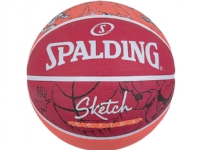 Spalding Sketch Dribble Ball 84381Z Red 7