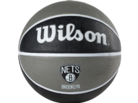 Bilde av Wilson Nba Team Brooklyn Nets Ball Black & Grey Sr. 7 (wtb1300xbbro0