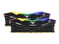T-Force DELTA RGB - DDR5 - sett - 32 GB: 2 x 16 GB - DIMM 288-pin - 7200 MHz / PC5-57600 - CL34 - 1.4 V - ikke-bufret - on-die ECC - svart PC-Komponenter - RAM-Minne - DDR5