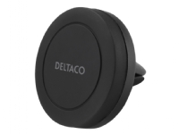 DELTACO ARM-C101 – Bilhållare för mobiltelefon – magnetisk – svart