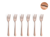 Bilde av Austin 1410 - 6 Cake Forks In Trend Box - Copper