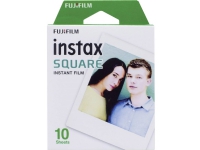 Produktfoto för Fujifilm Instax Square - Vit - 86 x 72 mm 10 ark fotopapper - för Instax SQUARE SQ6