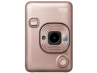 Fujifilm Instax Mini LiPlay – Digitalkamera – kompakt med omedelbar fotoskrivare – guldrosa