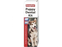 Beaphar Puppy Starter tooth cream and brush Kjæledyr - Hund - Pleieprodukter