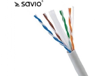SAVIO CLA-09 UTP installasjonskabel 50m Kat. 6, messing PC tilbehør - Kabler og adaptere - Nettverkskabler