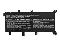 CoreParts – Batteri för bärbar dator (likvärdigt med: ASUS 0B200-01130100 ASUS 0B200-01130300 ASUS C21N1408) – 7.6 V – litiumpolymer – 4100 mAh – 31 Wh – svart – för ASUS A555LJ-DM941T XX1268T  F554LA-WS71