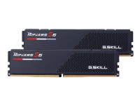G.Skill Ripjaws S5 - DDR5 - sett - 32 GB: 2 x 16 GB - DIMM 288-pin - 6400 MHz / PC5-51200 - CL32 - 1.4 V - ikke-bufret - ikke-ECC - matt svart PC-Komponenter - RAM-Minne - DDR5