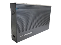 LC-POWER USB3.2 C-hus for 3,5 HDD for en 3,5 SATA HDD, USB3.2 Gen 2x1 PC-Komponenter - Harddisk og lagring - Skap og docking