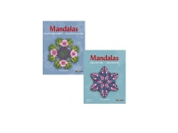 Mandalas malebøger - Blomster og Bær & Isblomster - 2 stk. Skole og hobby - Skolehefter & Arbeidsbøker - Løse ark og blokker