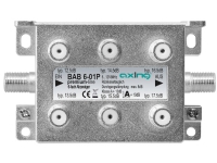 Axing BAB 6-01P, Kabelspillter, 5 - 1218 MHz, Grå, A, F, 93 mm PC tilbehør - Kabler og adaptere - Strømkabler