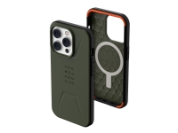Bilde av Uag Rugged Case For Iphone 14 Pro [6.1-in] - Civilian For Magsafe Olive - Baksidedeksel For Mobiltelefon - Robust - Magsafe-samsvar - Oliven - 6.1 - For Apple Iphone 14 Pro