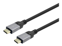 VivoLink – USB-kabel – 24 pin USB-C (hane) till 24 pin USB-C (hane) – USB 3.2 Gen 1 – 5 – 20 V – 5 A – 1 m – USB-strömförsörjning (100W) 4K60Hz UHD support – svart