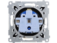 Kontakt-Simon Simon 54 DATA stikkontakt med autorisasjonsnøkkel (modul) 16A 250V skruklemmer matt sort DGD1.01/49