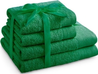 AmeliaHome TOWEL/AH/AMARI/GREEN/SET2*70×140+2*50×100