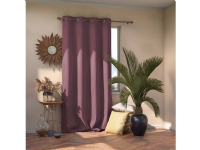 AmeliaHome Blackout curtain with grommets Mauve 140X270