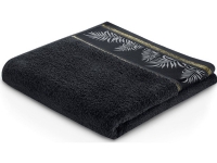 AmeliaHome Bath towel Pavos black 70×140 cm