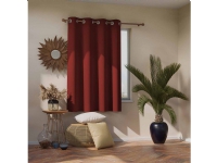 AmeliaHome Blackout curtain with grommets Bordo 140X175