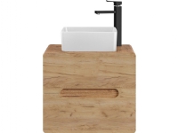 Hakano HAKANO Bathroom cabinet under the washbasin ARCADE 53x80x46 gold craft oak