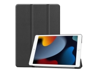 CoreParts - Lommebok for nettbrett - tri-fold caster - svart - 10.2 - for Apple 10.2-inch iPad (7. generasjon, 8. generasjon, 9. generasjon) PC & Nettbrett - Nettbrett tilbehør - Deksel & vesker