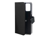 Celly Wally - Lommebok for mobiltelefon - fauxlær - svart - for Samsung Galaxy Xcover 6 Pro Tele & GPS - Mobilt tilbehør - Deksler og vesker