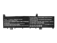 CoreParts – Batteri för bärbar dator (likvärdigt med: ASUS 0B200-02580000 ASUS 0B200-02580100 ASUS 0B200-02580200) – 11.49V – litiumpolymer – 4050 mAh – 57 Wh – svart – för ASUS VivoBook Pro 15 N580GD-DB74