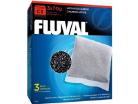 Fluval Carbon innsats for C3 filter, 3x70g