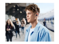Bilde av Soundcore Space A40 - True Wireless-hodetelefoner Med Mikrofon - I øret - Bluetooth - Aktiv Støydemping - Marineblå