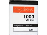 Batteri MAXXIMUS BAT MAXXIMUS SAM J600 1000mAh Li-ion AB483640BU Tele & GPS - Batteri & Ladere - Batterier