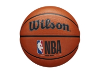 Wilson NBA DRV Pro, Sort, Brun, Hvit, Inne & Ute, Mønster, Unisex, 1 stykker Sport & Trening - Sportsutstyr - Basketball