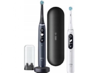 Oral-B iO Series 7 DUO - Elektrisk tannbørstesett - Sort Onyx og Hvit - 2 stk.