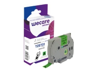 Wecare connect – Grön – Rulle (1,2 cm x 8 m) 1 kassett(er) etiketttejp – för Brother PT-D210 D600 H110 P750  P-Touch PT-1005 D450 H110  P-Touch Cube Pro PT-P910