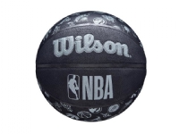 Wilson WTB1300XBNBA, 24,5 cm, Sort, Grå, Kunstig lær, Inne & Ute, Mønster, 1 stykker