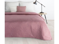 Eurofirany DESIGN 91 BONI / 6 Sengeteppe, vattert ved varmpressing med bladmønster, 170X210 cm, farge: rosa Sengeteppe Barn & Bolig - Tekstil og klær - Överkast
