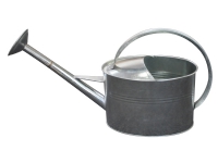 Home>it Watering Can with Rose Head 5 litres Galvanised