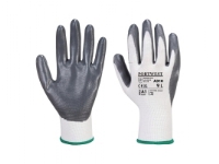 PAIR PORTWEST A310 GLOVE WH/GRY 8