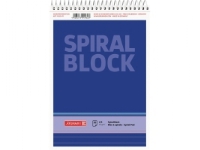 Notesblok Brunnen Spiral Notepad A5 linjeret blå