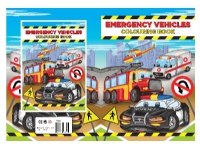 Bilde av Malebog A4 Emergency Vehicles 16 Sider