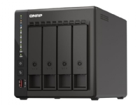 QNAP TS-453E - NAS-server - 4 fack - 24 TB - SATA 6Gb/s - HDD 8 TB x 4 - RAID RAID 0, 1, 5, 6, 10, 50, JBOD, 60 - RAM 8 GB - 2.5 Gigabit Ethernet - iSCSI support