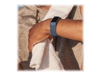 Fitbit – Band för aktivitetsspårare – Stor storlek – djuphav – för Fitbit Charge 5