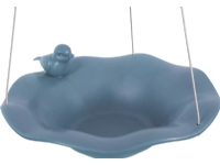 ZOLUX Drinker/ceramic pool with a bird figure gray-blue color