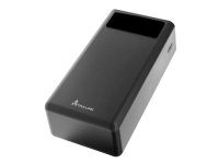 Extralink EPB-114 - Strømbank - USB-C - 50000 mAh - 10 watt - 2.1 A - 4 utgangskontakter (2 x USB, 2 x 9-stifts USB-type A) - svart Tele & GPS - Batteri & Ladere - Kraftbanker