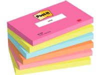 Post-It 7100259224, Rektangel, Blå, Grønn, Oransje, Rosa, Papir, Poptimistic, 127 mm, 76 mm Papir & Emballasje - Blokker & Post-It - Notatbøker