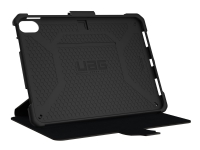 UAG Metropolis SE Series - Vikbart fodral för surfplatta - robust - polyuretan - svart - 10.9 - för Apple 10.9-inch iPad (10:e generation)