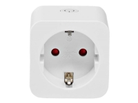 Nedis SmartLife – Smart kontakt – trådlös – Wi-Fi – 2.4 – 2.484 GHz – vit