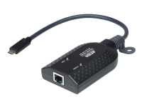 ATEN KA7183 - Tastatur / video / musadapter (KVM) - RJ-45 (hunn) til 24 pin USB-C (hann) - 5 V PC tilbehør - KVM og brytere - Tilbehør