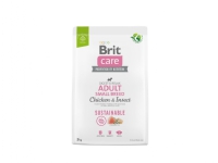Brit Care Dog Adult Sustainable Small Breed Chicken & Insect (3 kg)