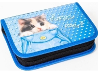 FANDY pencil case Pencil case with 2 flaps Blue 1