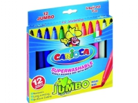 Carioca Jumbo tusj 12 farger bls CARIOCA - 134328 Hobby - Kunstartikler - Markører